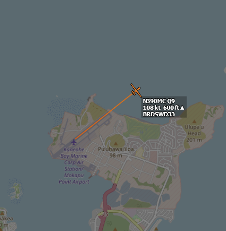 ameliairheart's tweet photo. .@GenAtomics_ASI MQ-9B N390MC as BRDSWD33 flying out of MCAS Kaneohe Bay, HI for another sortie as part of RIMPAC 2022. #ADSB #A483DF https://t.co/0Wh4XrcMOQ