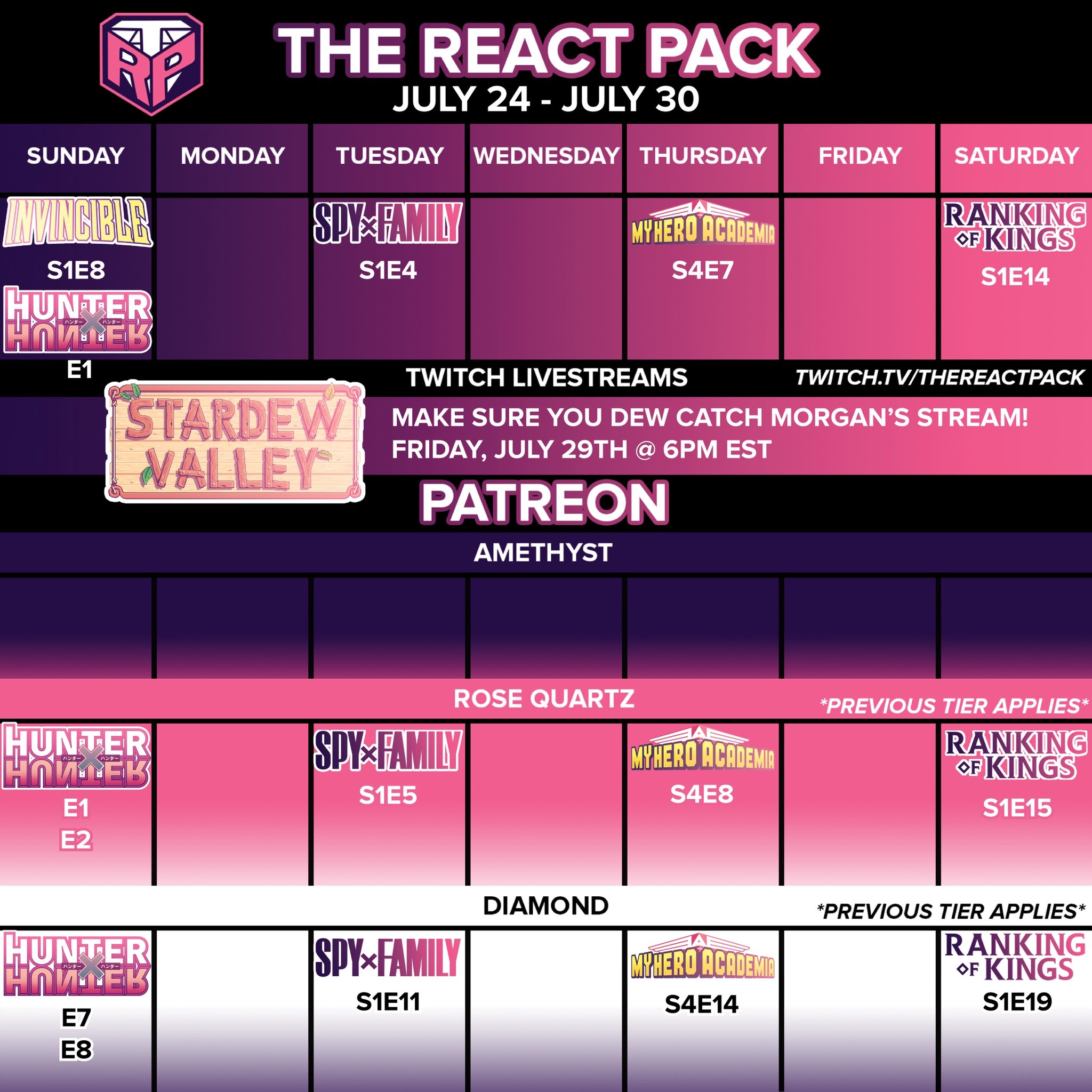 The React Pack on Twitter: 
