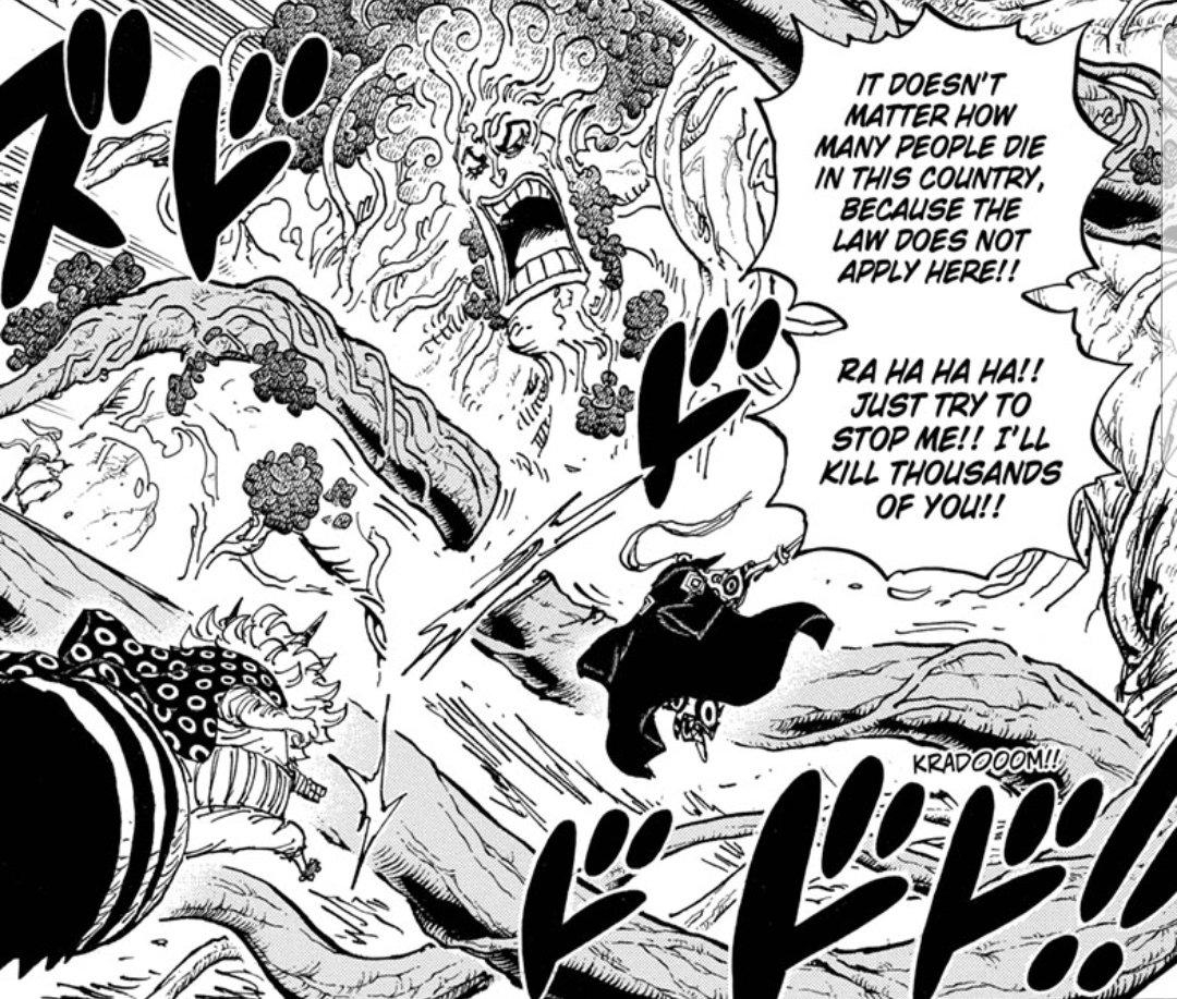 Oda went full U.S. Foreign Policy on this one. 
