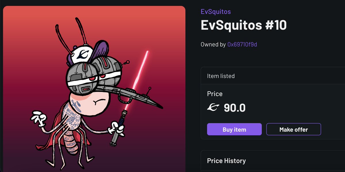 Guess his name?! 🦟

$EVMOS #EVMOS #NFT