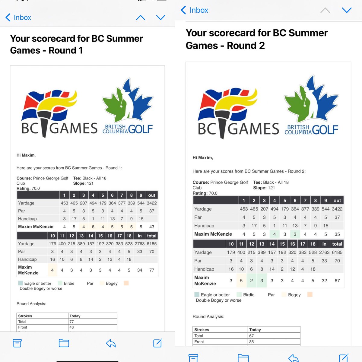 Greatest time ever! ☀️⛳️

#bcsummergames #PG2022 #SpiritLivesHere #zone3 #bcgolf @ChilliwackGolf #sharechilliwack <a href="/hazelgolfco/">hazelgolfco</a>
