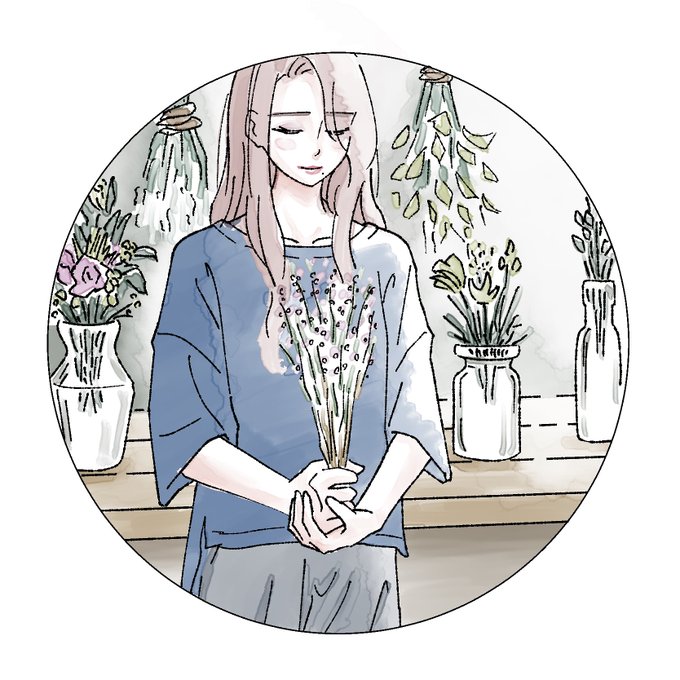 ドライフラワーのtwitterイラスト検索結果