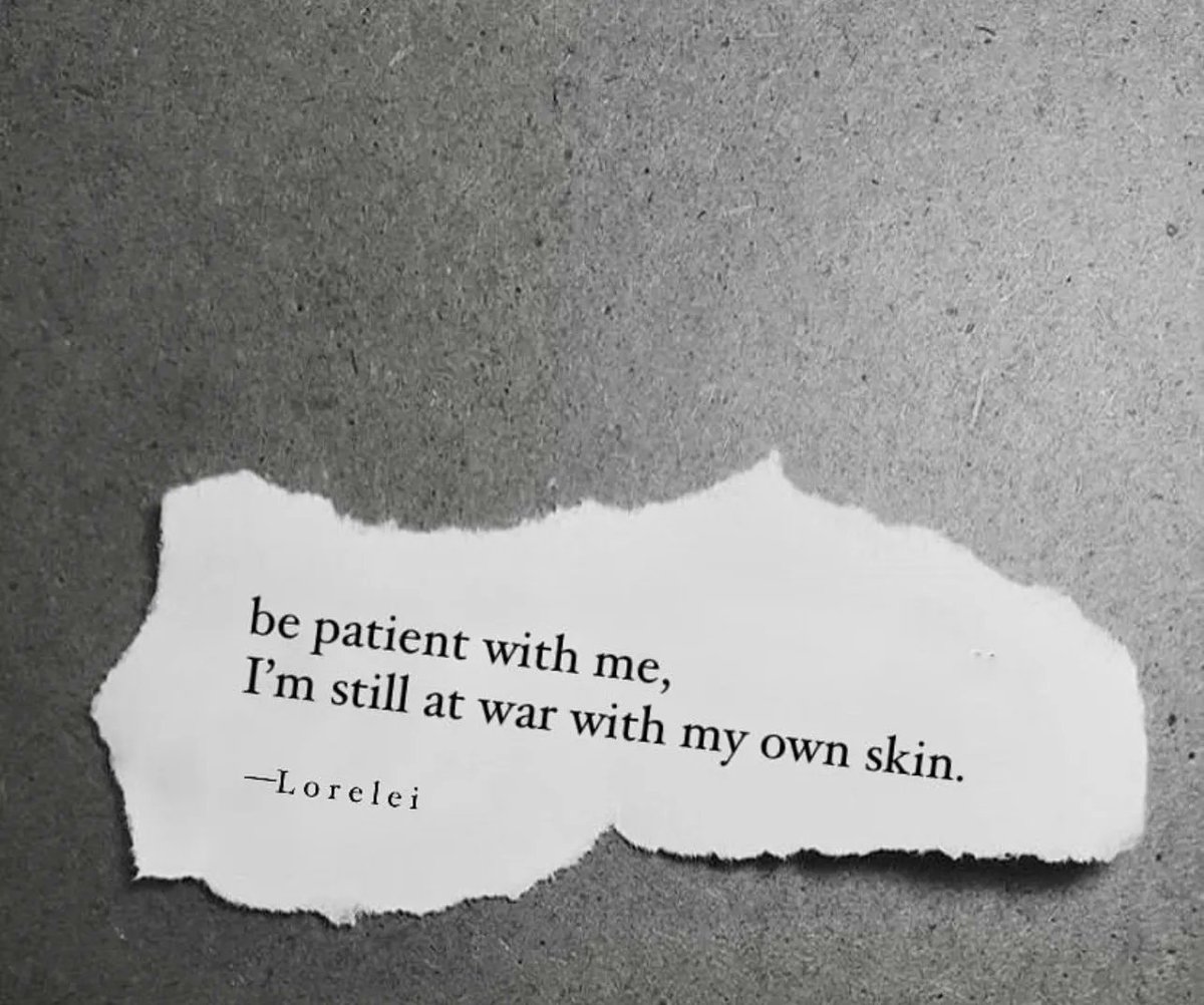 i’m still healing myself.
