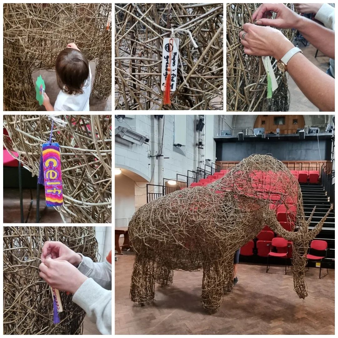 CanUcheldreCtr's tweet photo. ☀Creating Sunshine Project ☀
A Mammoth Project -
This past week, we have been very fortunate to have local children come and help us finish weaving our mammoth project with Wispy Willow Creations. @WeAreAnglesey #localproject @creuheulwencaergybi https://t.co/NhDtmDN0cY