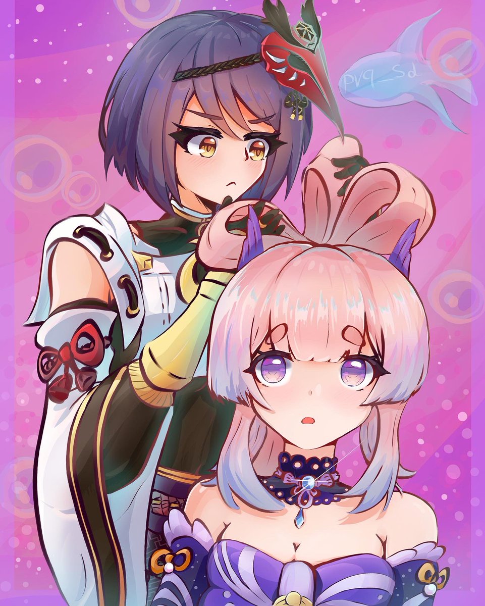pvq_sd's tweet photo. #drwa #drwaing #art #anime #genshin_impact #hoyo #hoyolab #mihoyo #fanart  #fyp  #genshin #genshinimpact #kokomi https://t.co/53Ay6thD4D