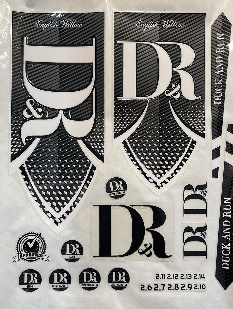 We have just received our much anticipated equipment delivery!

Lots of new pads, gloves and other exciting items are now available on our website at duckandruncricket.co.uk

Pop over and take a look now to pick up our latest products including our brand new range of bat stickers