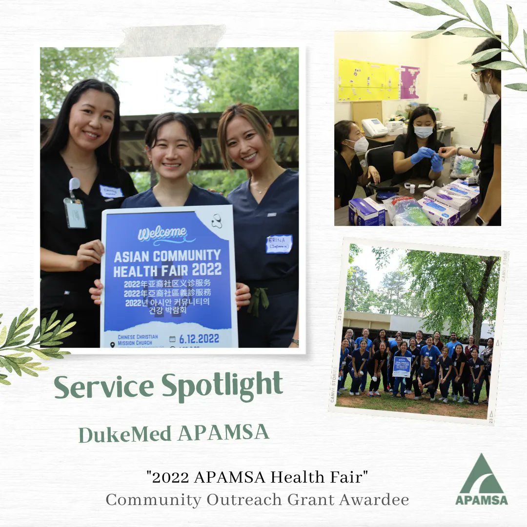 APAMSA's tweet photo. Congratulations to our APAMSA chapter at DukeMed for hosting an outreach event using funds from the Community Outreach Grant! 
#APAMSA #AANHPI #nationalapamsa #asianpacificamericanmedicalsstudentassociation #medicalstudents https://t.co/vDgfxO1F6Q