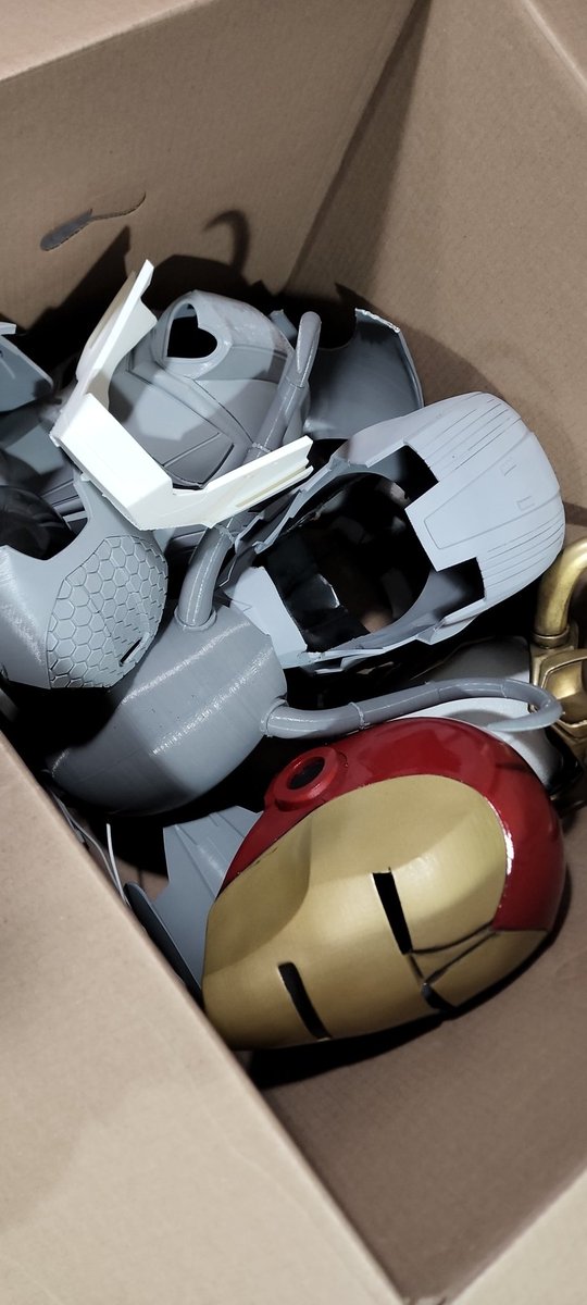 Wilbert Pierce (@wilbertpierce) on Twitter photo Day 2 of tweeting until I get picked up to do design work on a marvel property.
Have to move a box of ironman helmets I've designed and built / building.
#MCU #SDCC2022 <a href="/Marvel/">Marvel Entertainment</a> Day 2 of tweeting until I get picked up to do design work on a marvel property.
Have to move a box of ironman helmets I've designed and built / building.
#MCU #SDCC2022 <a href="/Marvel/">Marvel Entertainment</a>