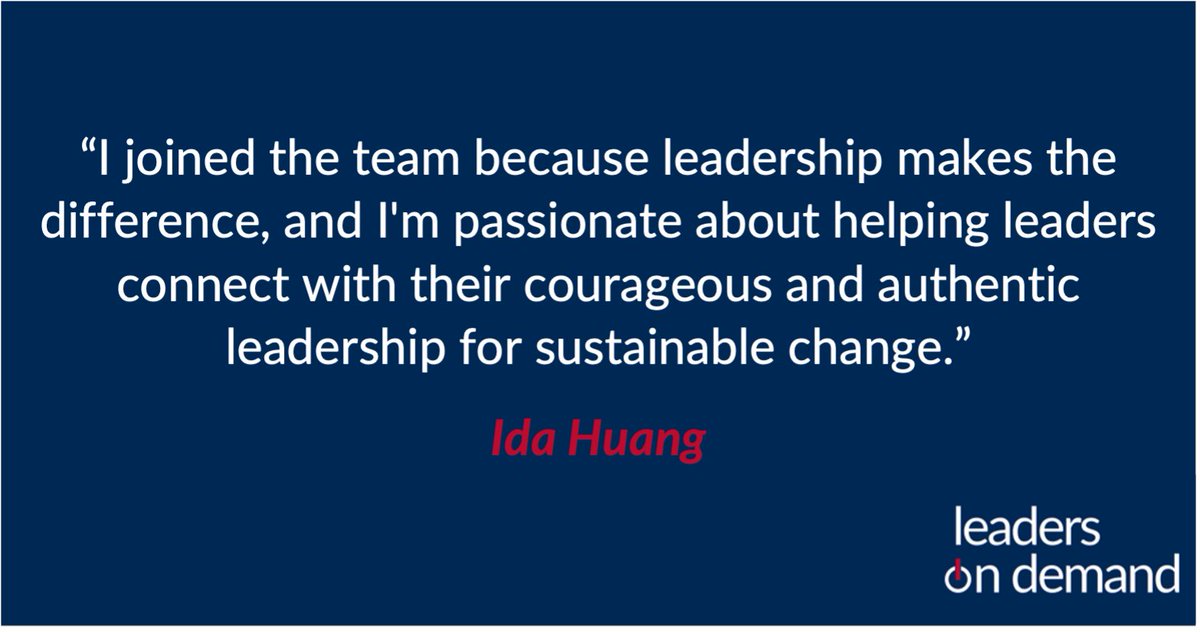 Recognised for her collaborative and practical style, Ida Huang, supports leaders and teams take a multi-stakeholder approach to navigate change and lead with courage, purpose and connection for high performance.