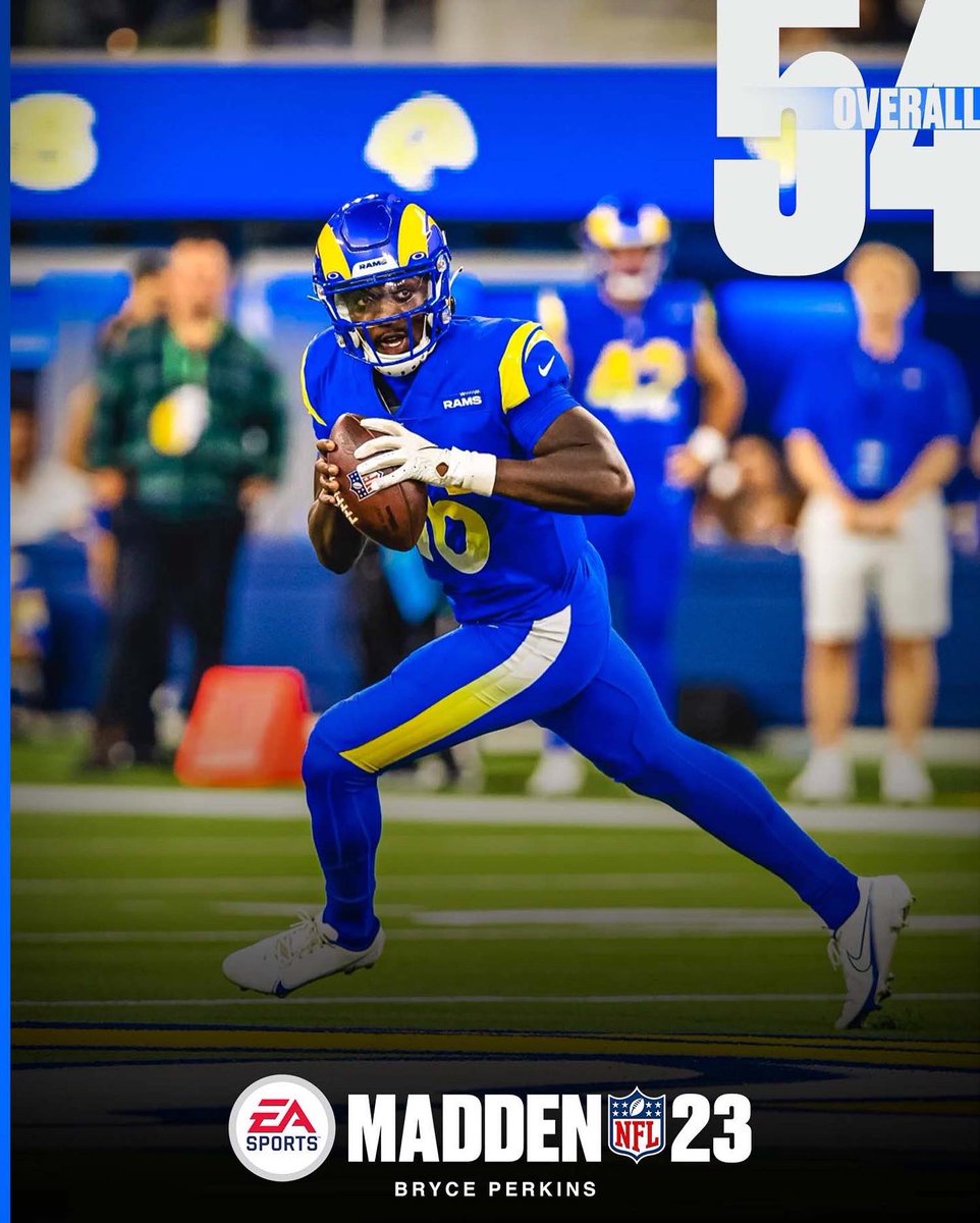 RambLAng Man (@ramblangman) on Twitter photo The Los Angeles Rams <a href="/EAMaddenNFL/">Madden NFL 26</a> Quarterback Ratings!
Matthew Stafford 85 Overall
<a href="/johnwolford_9/">John Wolford</a> 58 Overall
<a href="/TDN_Perk/">Bryce Perkins</a> 54 Overall The Los Angeles Rams <a href="/EAMaddenNFL/">Madden NFL 26</a> Quarterback Ratings!
Matthew Stafford 85 Overall
<a href="/johnwolford_9/">John Wolford</a> 58 Overall
<a href="/TDN_Perk/">Bryce Perkins</a> 54 Overall