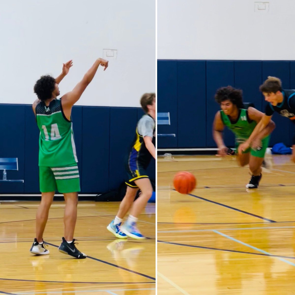 travis_jeremy's tweet photo. @Cooper_Fortune1 6’2 Guard/Forward from @MillardWestBBB had a heckuva summer. Cooper empties the tank EVERY time he is on the court. Cooper makes winning plays on both ends of the court and gets those 50/50 basketballs. His threat to score it is much improved. Proud of Coop! https://t.co/8D5AZswKDm