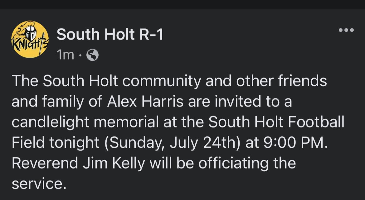 MO 8Man Football on Twitter "Alex Harris is a hero. He put his life