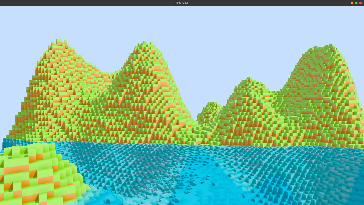 voxelphile's tweet photo. Added lighting to my RTX voxel engine. #gamedev #rustlang https://t.co/GrkCCAMhkC