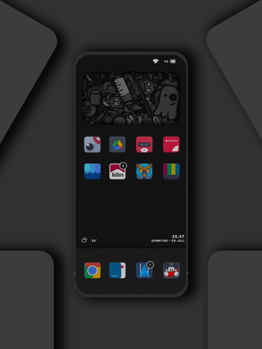 TheWeazl77's tweet photo. Heavily inspired by the work of @UtdAll
Thanks for the icons @Payrun76 and thanks for the wallpaper @Maria2Ps
#kwgt #kwgtpro #kwgtwidgets #kwgtsetup #kwlp #androidhomescreenoftheday #androiddeveloper https://t.co/By5iRDvXaJ