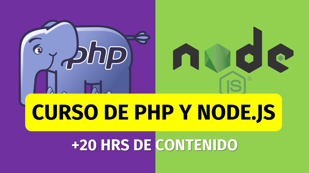 vidamrr's tweet image. ¿Buscando cursos gratis de backend? en estas 2 playlists pueden encontrar un curso gratuito de PHP y Node.js con más de 20 HRS de contenido y proyectos completos desde cero

youtube.com/playlist?list=…

youtube.com/playlist?list=…

Gracias por su ♥ y su RT para llegar a más devs! 👍😊