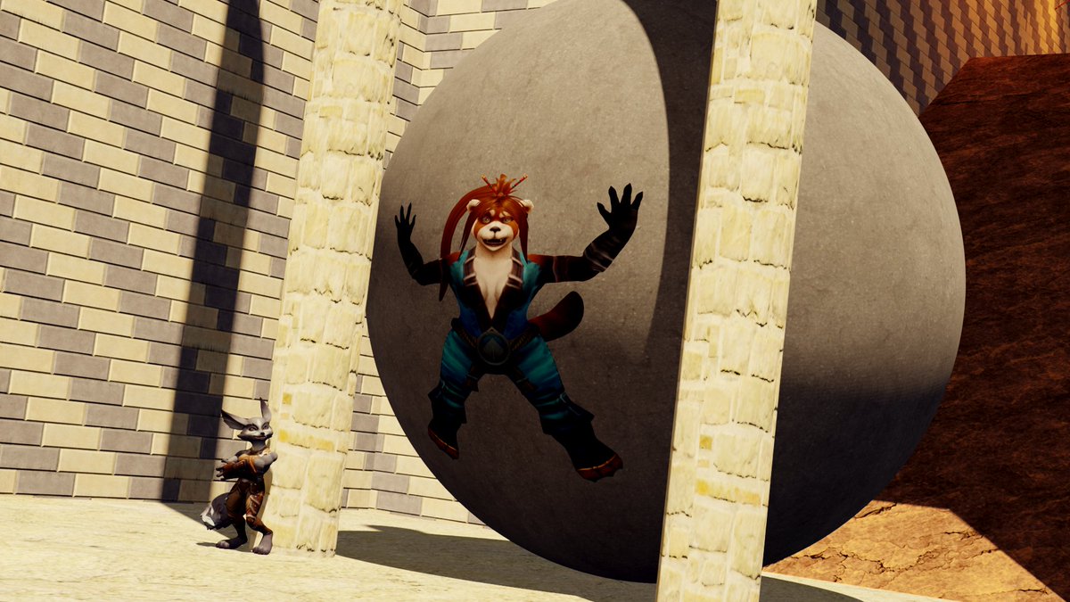 EpicFlatbreon's tweet photo. Did a couple of renders for a friend's flattened Pandaren and was given the okay to post them, so I'm posting them xd. The first one has an alternative where it's zoomed in more. Also practicing making backgrounds from scratch more. https://t.co/iY93oTdYQF