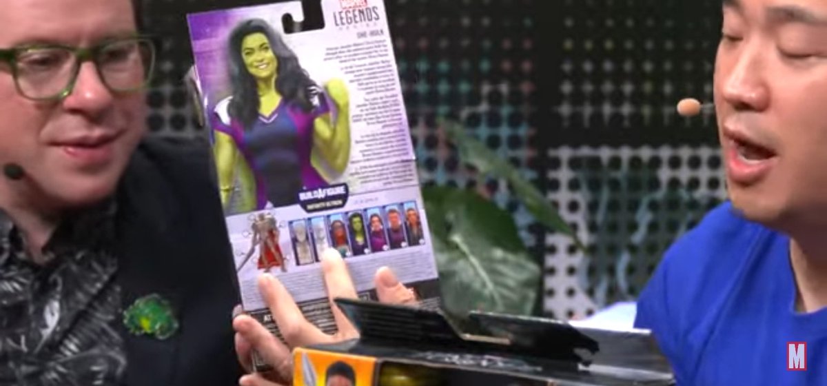 🚨ALERT4🚨
#Statoversians!!

Hasbro Marvel Legends She Hulk #actionfigure has been revealed!!

SDCC #marvelmusthaves #animation #GamersUnite #MarvelSDCC #WakandaForever #SheHulk #BlackPantherWakandaForever
TSO'VIN!!
youtu.be/zkY0pW33D44