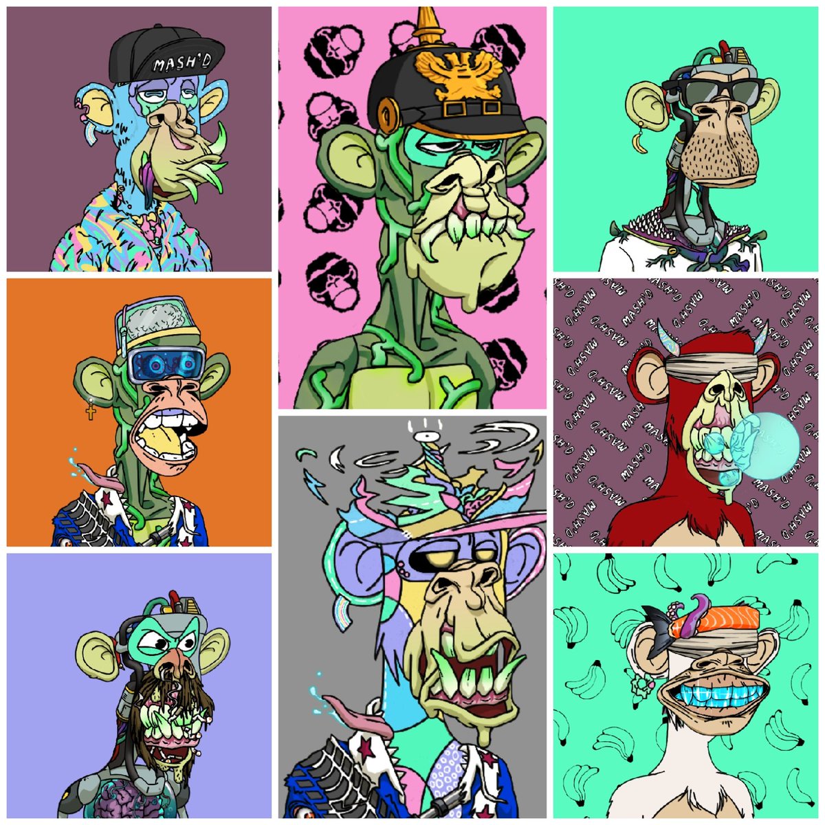 Mash'd Apes giving away 1eth each week! 🔥

Holders are automatically entered into our weekly giveaway🐵

Drop Date: Aug. 5th
Mint Price: 0.015 eth

Alpha holders receive two free! 🚀

#nfts #nftcommunity #nftdrop