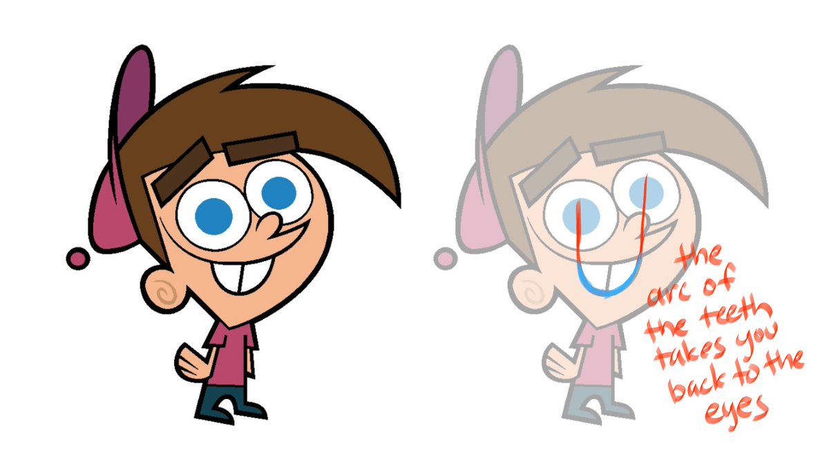 jimmortensen's tweet photo. Very often there are invisible organizing principles behind a drawing or design. Elements are interconnected in weird ways. When I first jumped onto Fairly OddParents, DT was generous enough to show me somme of the ones behind Timmy Turner. https://t.co/iSFvMjTPz1