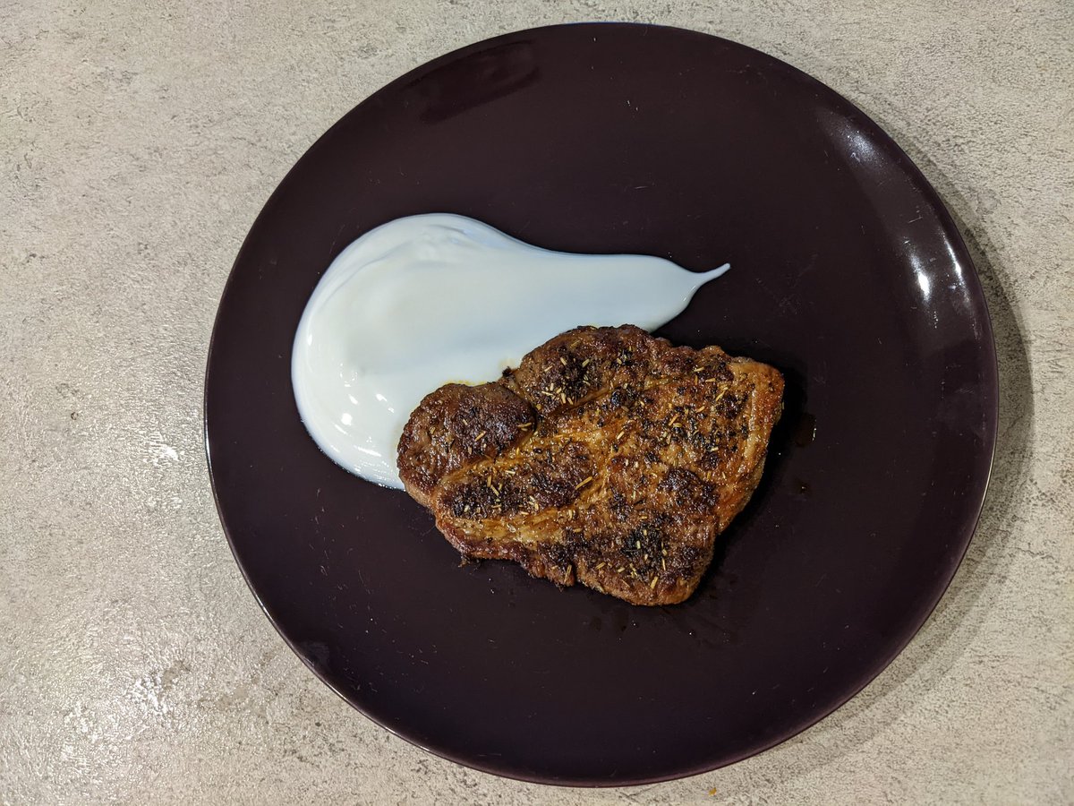 Tandoori Pork Steak with Full-fat Yoghurt

#nocarbs #health