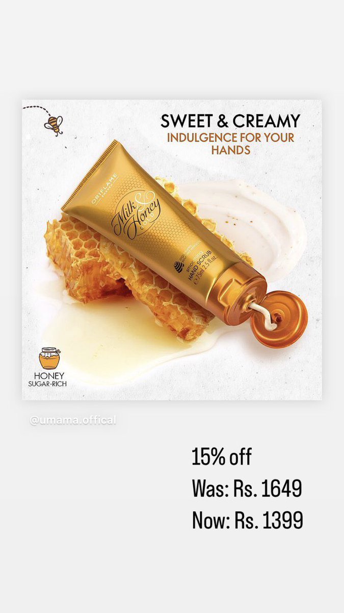 i_umama_here's tweet photo. SMOOTHING HAND SCRUB

15% off
Dm to order. https://t.co/VGKNoa25GI
