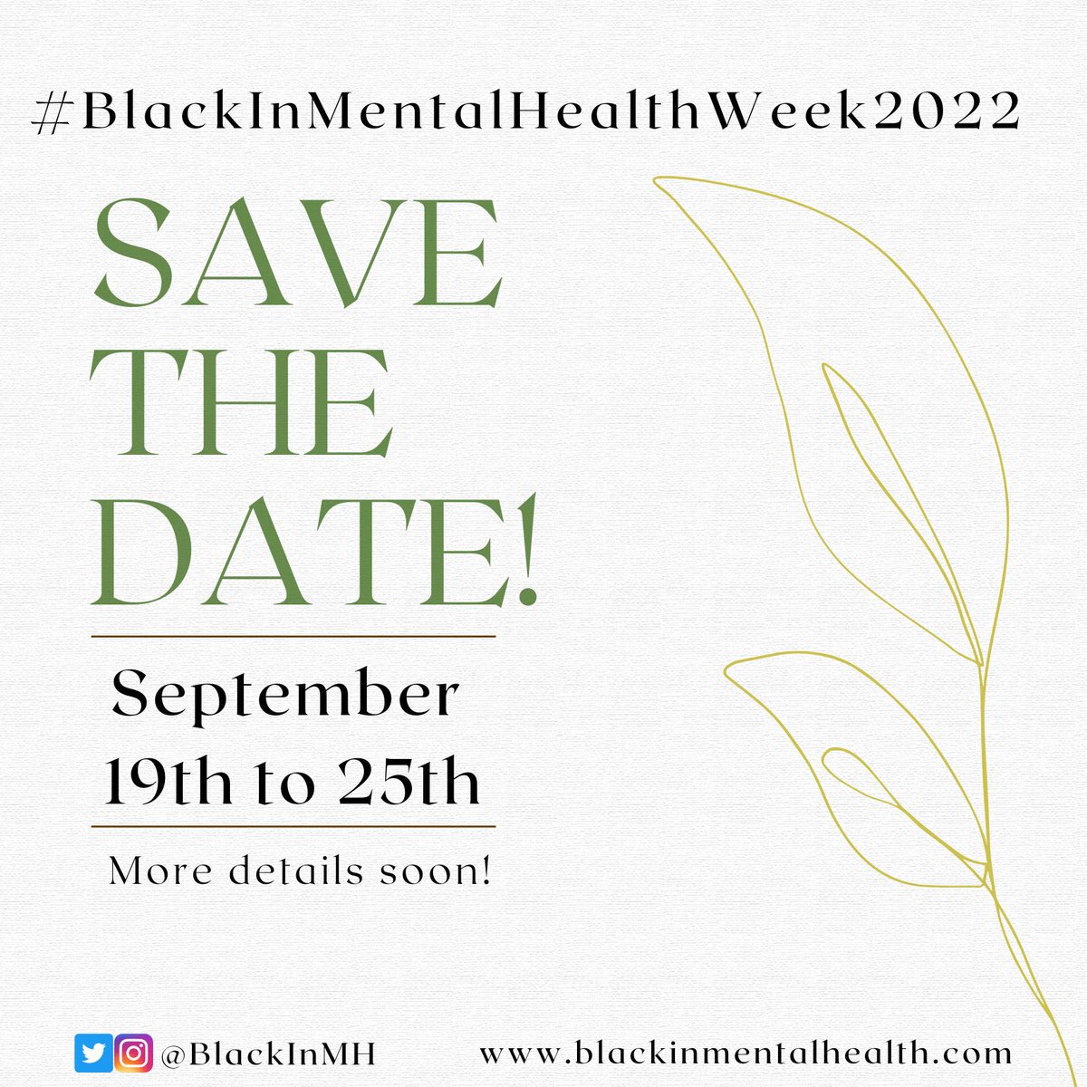 Black In Mental Health tweet media