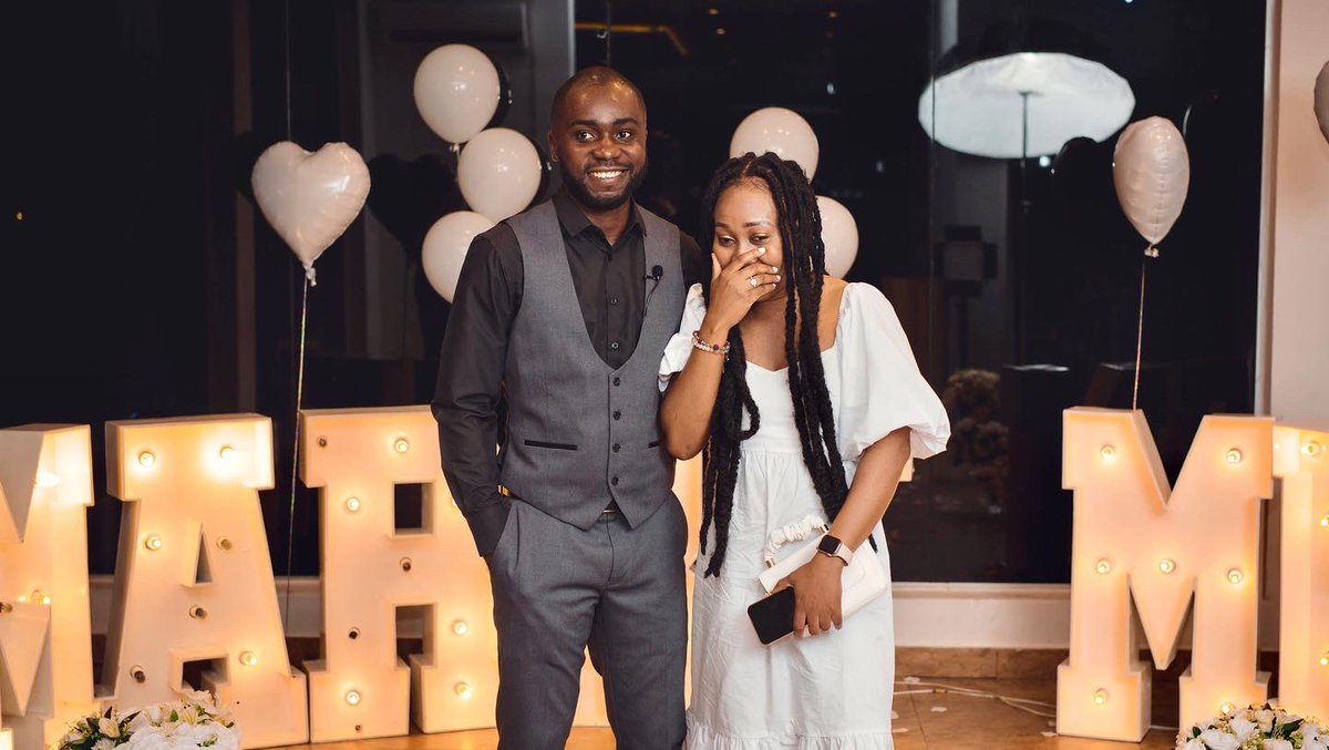 bbiranen's tweet photo. Jenny said YES!  On 15th July, 2022, I made a bold decision to ask my beloved Jennifer to marry me. She has been my happiness, Joy and I can’t wait to do life with her. https://t.co/YRR0ApxDbT