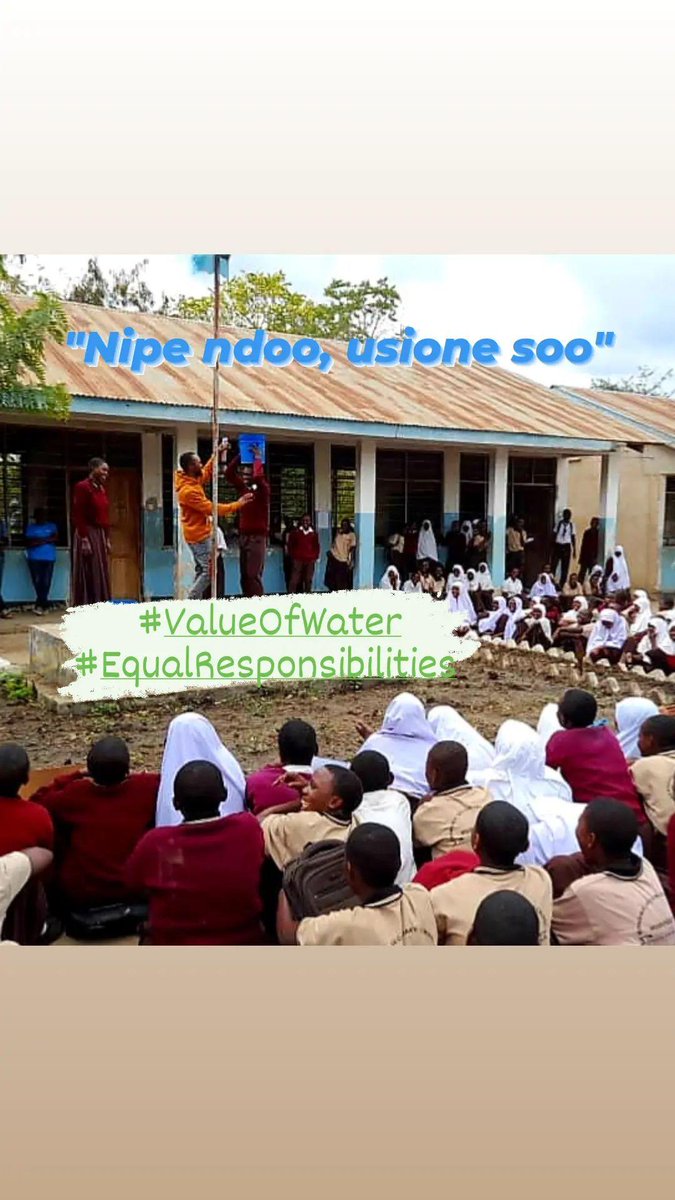 kinarayouth's tweet photo. #WaterForLife #ValueOfWater #NipeNdoo #SharingResponsibilities #GenderEquality @WorldWaternet @moruwasa1 @ewura_ccc @JumaaAweso https://t.co/BPxg7lmGg5