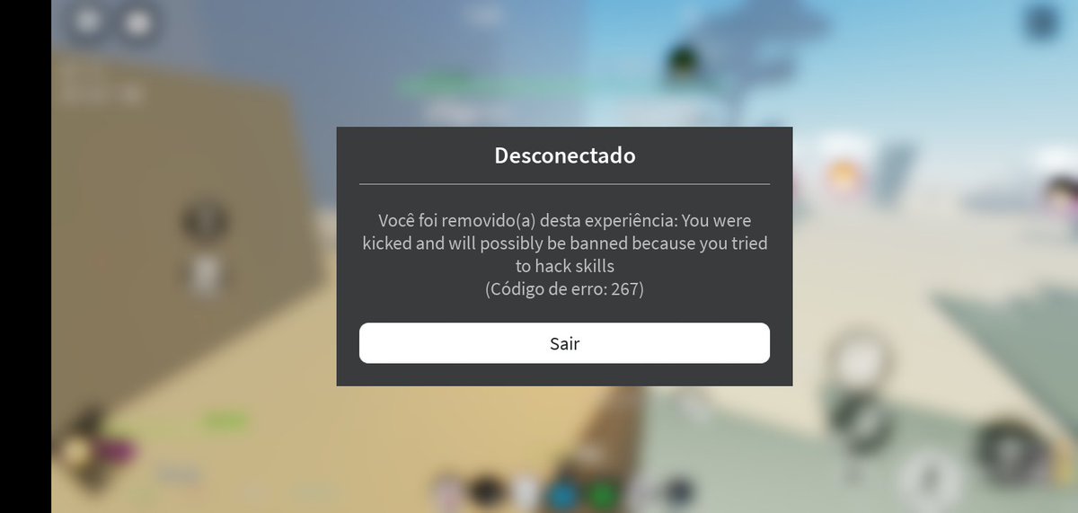 Como corrigir o código de erro 267 no Roblox