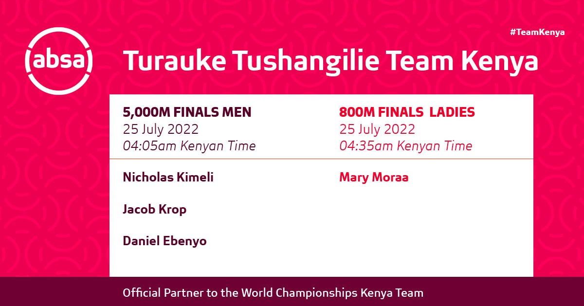 Absa Bank Kenya on Twitter "Tomorrow morning will be Team Kenya's