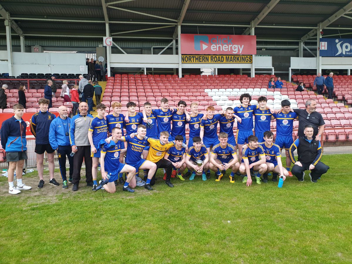 BrianOgs's tweet photo. Good Luck to our U19 Boys who play their Championship final against Slaughtmanus at Na Piarsaigh on Monday 25th July at 7:30pm 🤞🏻🍀💙💛 https://t.co/Idr5dQbFzy