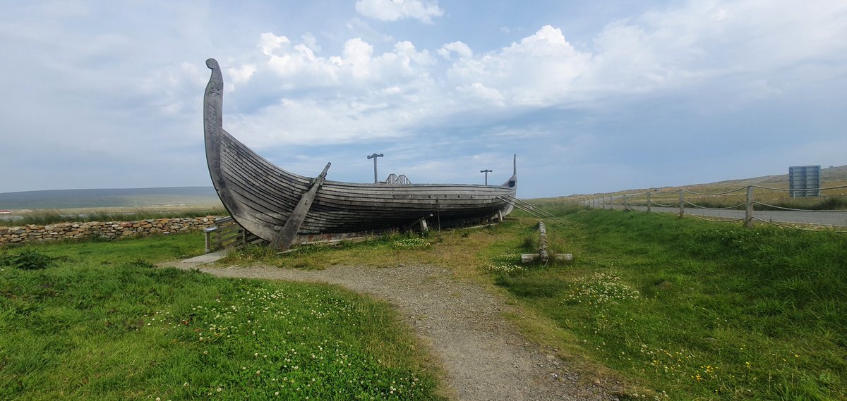 More day 3 Shetland - A swim in the sea at the northern most beach, Skaw Beach, a visit to a long house and Viking ship! 😮  <a href="/PromoteShetland/">Promote Shetland</a> 

#VisitScotland #shetland