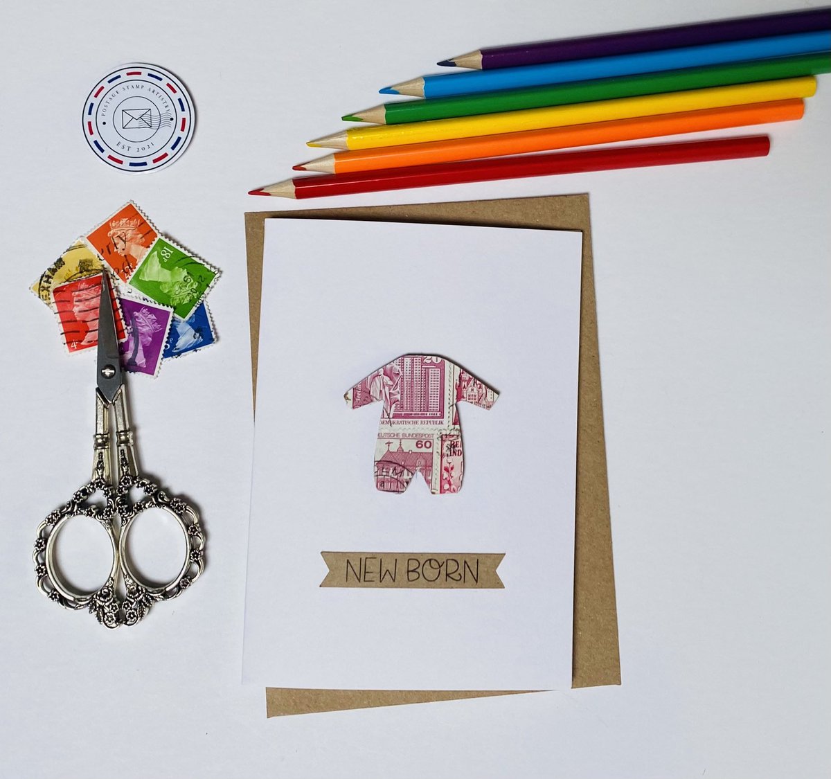 pstampartistry's tweet photo. Excited to share this item from my #etsy shop: Pick Your Baby Card/Newborn - New Arrival Card/Handmade/Vintage Postage Stamps Card - 6x4" Greeting Card https://t.co/pVDCfUUNTV
#handmade #mhhsbd #crftbizparty #babycard #babygrow #postagestamps #stampcard #postagestampcard #baby https://t.co/84PQdbXqXf