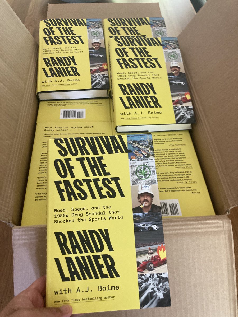 ajbaime's tweet photo. Look what showed up today? You have to read this book #SurvivalOfTheFastest https://t.co/1fYpM1RGvM