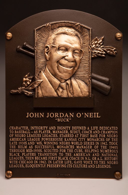 Welcome to baseball immortality, Buck O'Neil. 

📷 Milo Stewart Jr.