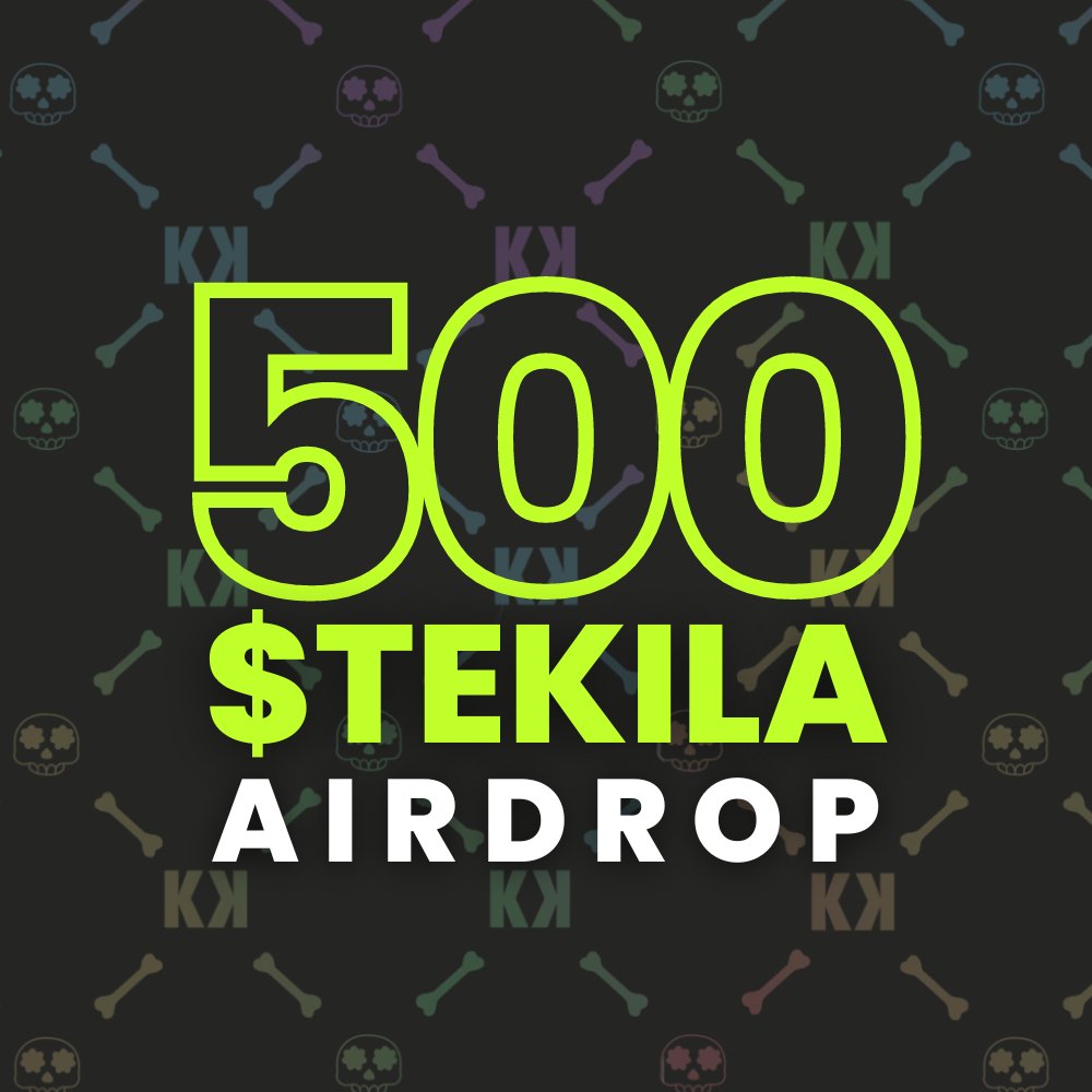 SolJakey's tweet photo. 🎁GIVEAWAY!🎁

Prizes: 
🏆1 $SOL 
🏆500X $TEKILA

Must: 
1⃣Follow @SolJakey and @kalaklub_
2⃣RT + LIKE
3⃣Tag 3 friends

24 HR #solana  #NFTGiveaway https://t.co/SQzrahvk97