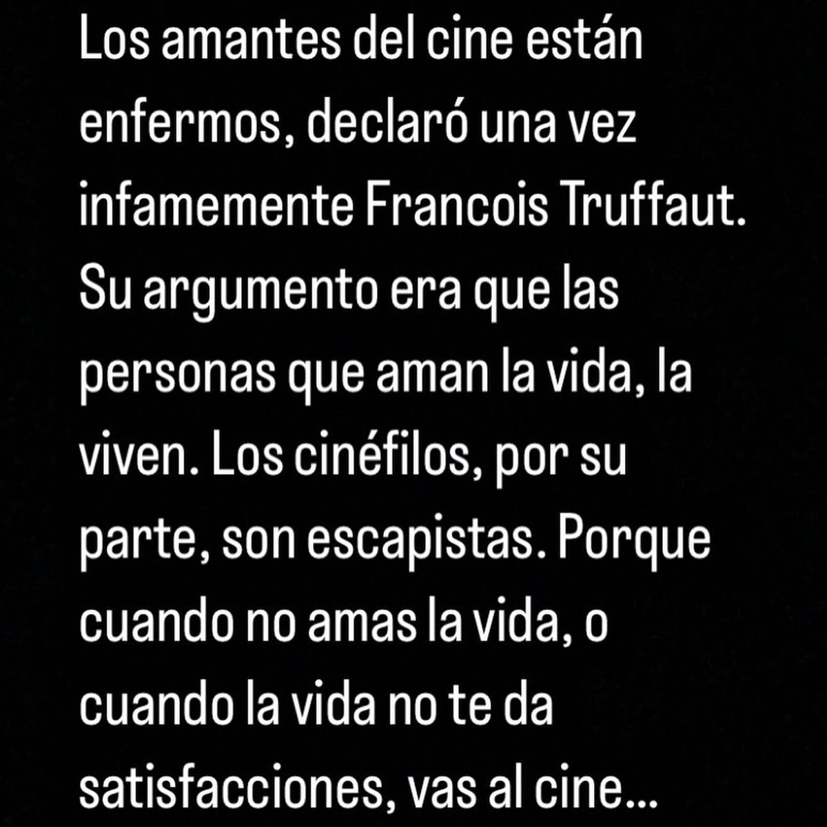 CasadelCineMx's tweet photo. 🥴 #FrancoisTruffaut y sus argumentos sobre los #cinefilos y #cinefilas del mundo 🌍 https://t.co/Lk5jgWz0f4