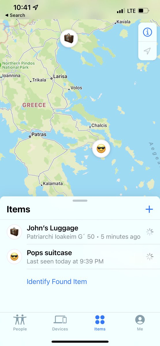 johnpops13's tweet photo. ⁦@AirCanada⁩ ⁦@aegeanairlines⁩ does this help? One bag was found and delivered the other one still sitting at Athens Airport!!! https://t.co/HOFzysANPU