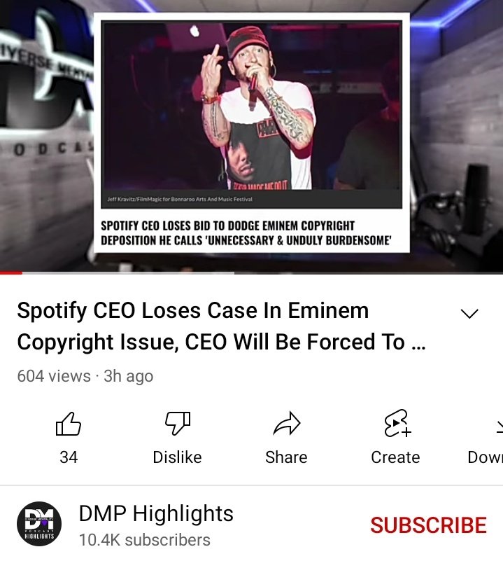 EMINEM WINING CASE AGAINST SPOTIFY 👍
youtu.be/nd8d-uZ0vJw
