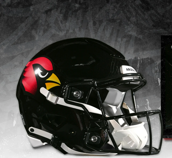 arizona cardinals black helmet 2022