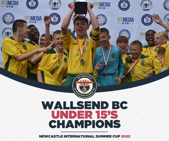 T_W_Soccer's tweet photo. ๐๐๐๐ ๐ฃ๐๐ข๐ก๐ฆ! ๐
Congratulations to Wallsend BC who are this year's Under 15's Newcastle International Summer Cup champions!
โก๏ธ For all your #NISC22 coverage, visit the media hub: https://t.co/uwu7fqx5Zh https://t.co/w2hjbIXJyA