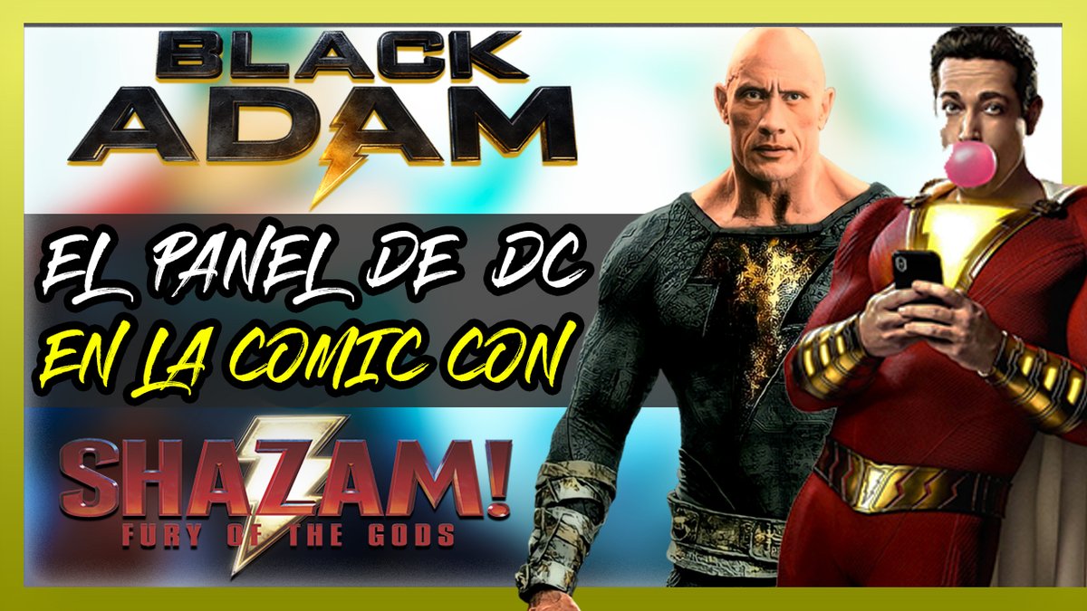 Redox115's tweet photo. 🚨NUEVO VIDEO🚨
⚡¡SHAZAM Y BLACK ADAM dan la cara por DC en la COMIC CON de 2022!⚡ #DCSDCC #BlackAdam #ShazamFOTG
https://t.co/W9xCWNaq3d a través de @YouTube https://t.co/BVoohNNs1Y