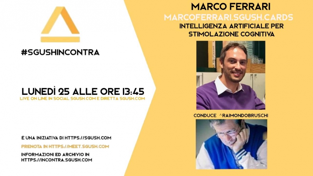 sgushapp's tweet photo. Lunedi 25 alle 13,45 vederemo come il digitale supporta le persone affette da decadimento nei processi cognitivi di patologie come l'Alzaimer.
In https://t.co/D8rVF9RJ7v o sui canali https://t.co/kMAdrePyrZ https://t.co/Mwh2lJIHax e https://t.co/NKbhGZ56Mj
#incontra #sgush https://t.co/ad6IV2bzzk