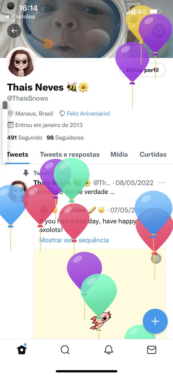 ThaisSnows's tweet photo. Meus balãozinhos !!! 🎈 https://t.co/1Rr7YCLG7G