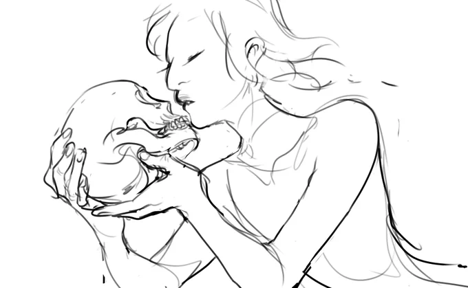 we should just kiss like real people do 