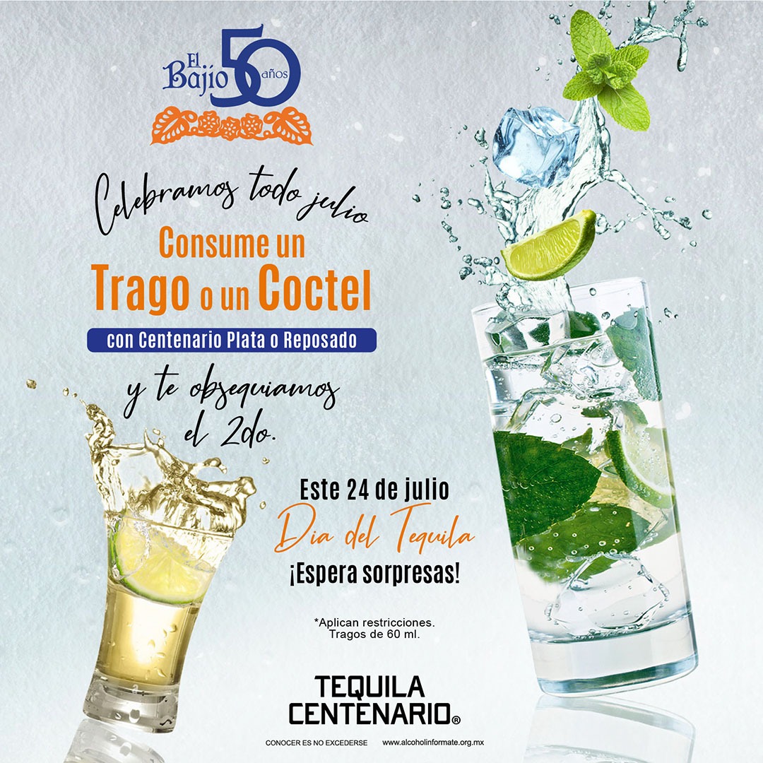 Este #DíaDelTequila brindemos juntos por esta bebida que enaltece a México.