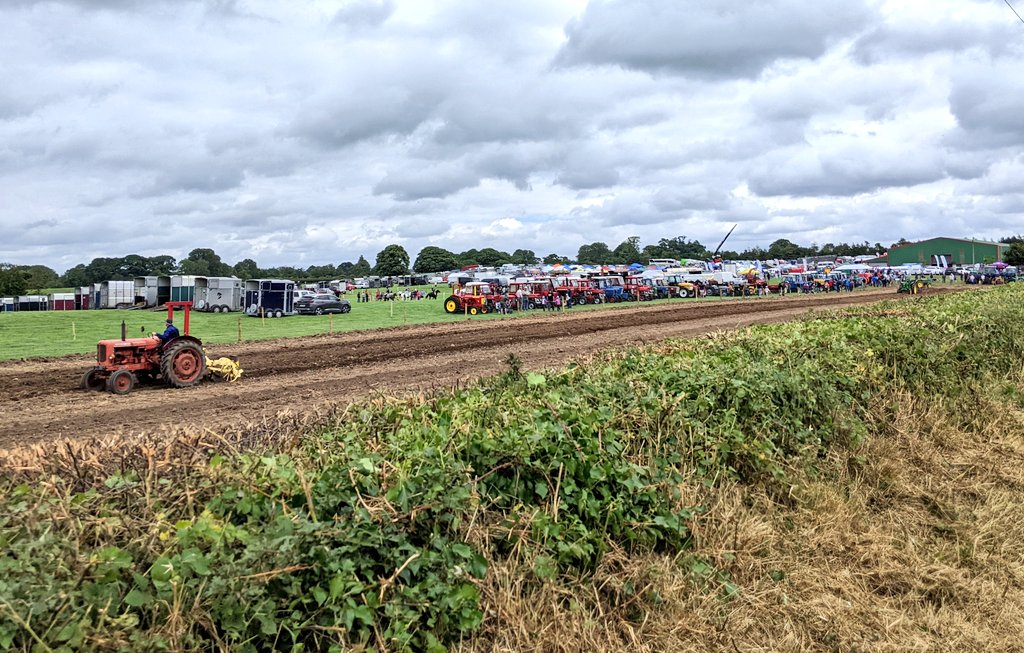 SmallholderIRL's tweet photo. Today we went to check out the Ossory Agricultural Show @OssoryS. Established 1898, the show has grown in scope year on year! Really cool to see the lovely livestock, vintage cars, tractors, trucks and more. Might enter the under-represented vegetable competition next year 😏 https://t.co/UP8xqgRoj3