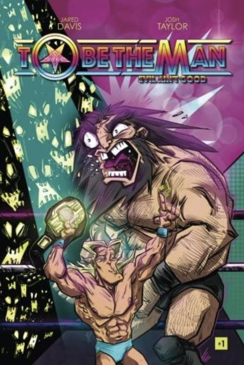 CheaPopCulture's tweet photo. #9 in the WWE2K fictional comic book wrestlers series: the zombie-fighting brawler, Greg “The Gargoyle” Grimes. @ToBetheManComic #SDCC #WWE2k19 #WWE2K22 #80swrestling #CAW #comicbookwrestlers https://t.co/1ia9O5P2lp