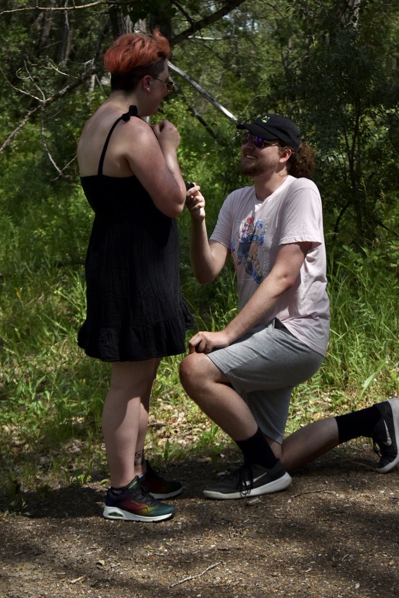 Quynnfluff's tweet photo. Big things in my world! So happy to make it official that I’ll be with them for the rest of our lives. https://t.co/HkuZ8eHzSp