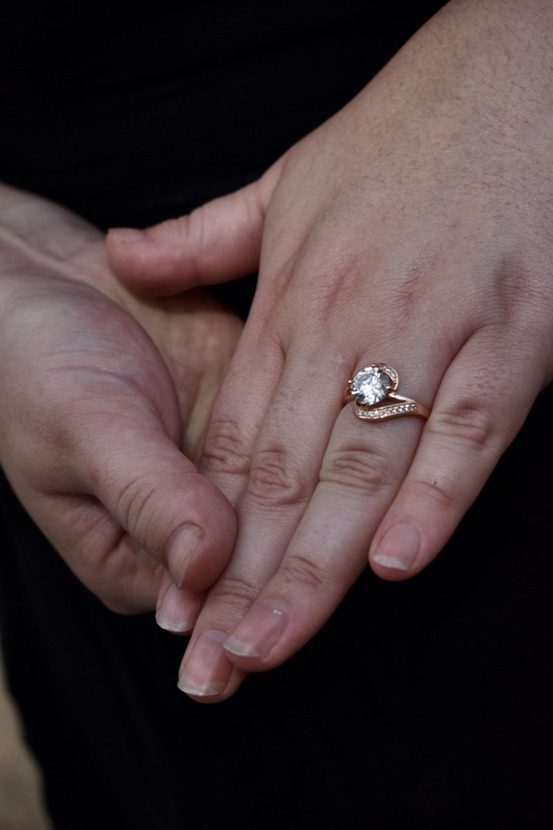 Quynnfluff's tweet photo. Big things in my world! So happy to make it official that I’ll be with them for the rest of our lives. https://t.co/HkuZ8eHzSp